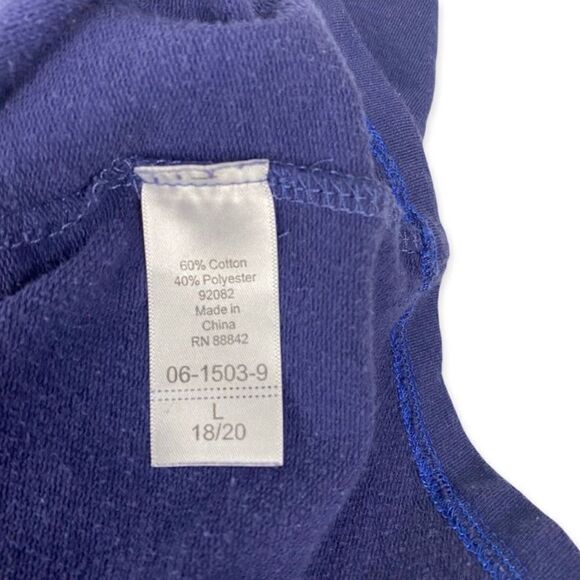 Dreams & Co. Women's Short French Terry Robe size Large - Picture 5 of 10